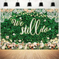 We Still Do Backdrop Green Leaves Lace Wedding Anniversary Photography Background Engagement Vow Renewal Bachelorette Party Decoration Banner Photo Booth Studio Props 10x7ft FU065YL