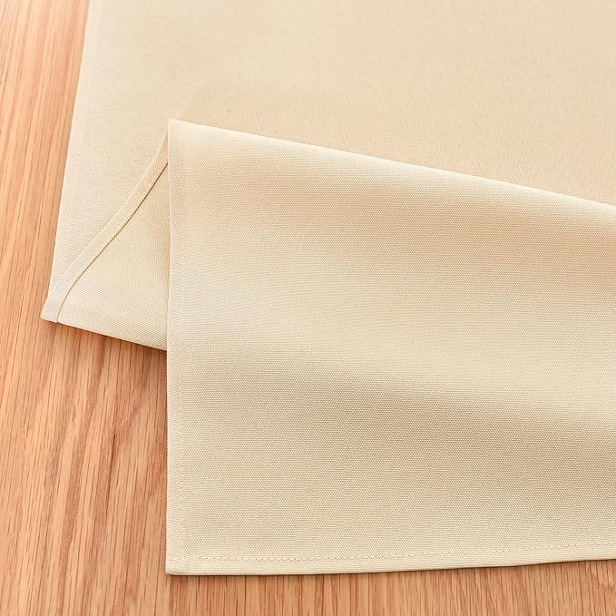 Farmhouse Beige Table Runner Dining Table Runners 90 Inches Long Coffee Table Runner for Dresser Living Room Bedroom Holiday Party Banquet 12X90 Inch