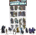 Arcknight Flat Plastic Miniatures: Ancient Evils; 62 Unique Evil-Themed Minis for DND 5e and Pathfinder; Affordable, Skinny Figurines for Dungeons and Dragons and Other Tabletop RPG Games