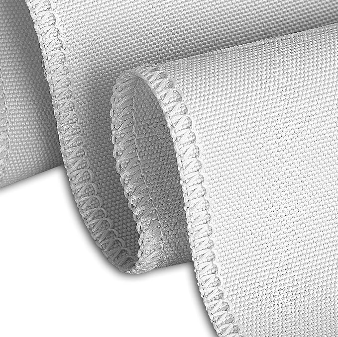 LTC LINENS 10 Pack 108 Inch Round Tablecloths Silver - Bulk for 48 Inch Round Table Floor Length - Wrinkle Resistant Polyester Fabric Cloth for Wedding