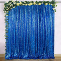 ShinyBeauty Sequin Curtain Royal Blue 4FTx8FT Sequin Photo Backdrop Royal Blue Sequin Backdrop Curtain Glitter Photography Backdrop Bridal Shower Backdrop for Wedding