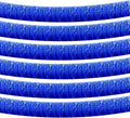 6 Pack 10 Feet Foil Fringe Garland Metallic Tinsel Streamers Banner Wall Hanging Curtain Backdrop Banner for Parade Floats, Thanksgiving, Christmas, Birthday, Halloween Party Decorations(Blue)