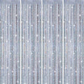 Picoway 4 Pack Foil Fringe Tinsel Backdrop Curtains, Birthday Engagement Bachelorette Party Decorations, Photo Booth Props Door Streamers Curtain (Silver)