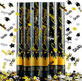 16 inch Graduation Confetti Poppers,Confettis Cannons Bulk with Diploma GRAD Star&Cap Design for Graduation Ceremony Party Favor Supply,Class Toss Ceremony,Class of 2025 Confetti (6Pack)