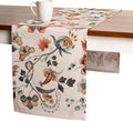 Maison d' Hermine Table Runner 100% Cotton Single Layer Table Runners 72 inches Long for Thanksgiving Christmas Decorations Home Kitchen Dining Party Wedding (Dalida, 14.5" x 72")