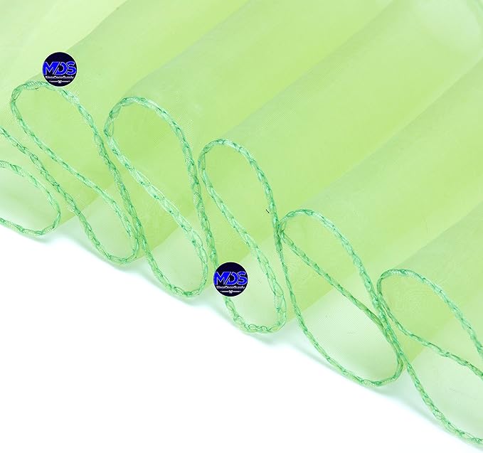 MDS Pack of 100 PCS Organza Chair Sashes Wider Dining Chair Bows Ribbon Tie Back for Wedding Party Birthday Bridal Shower Reception Event Banquet Home Chair Cover Decoration - Apple Green