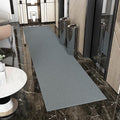 Ottomanson 2' x 22' Hallway Runner with Scraper Pile Extra Durable Non-Slip Rug Mat for Indoor & Outdoor Use - Ideal for Kitchen, Entryway, Patio & Garage - High-Traffic Carpet, Gray