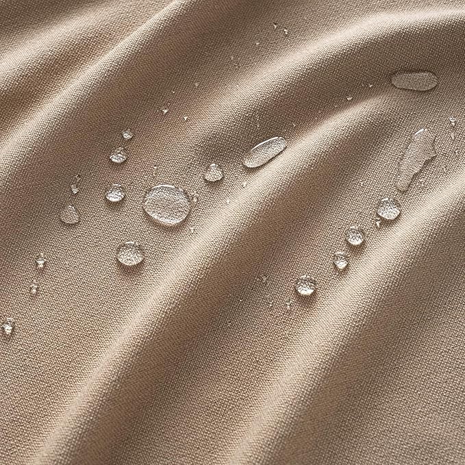 MIULEE Brown Linen Tablecloth 60x104 Inch Rectangle Table Cloth Waterproof,Stain Resistant & Wrinkle Resistant for Dining Party Wedding
