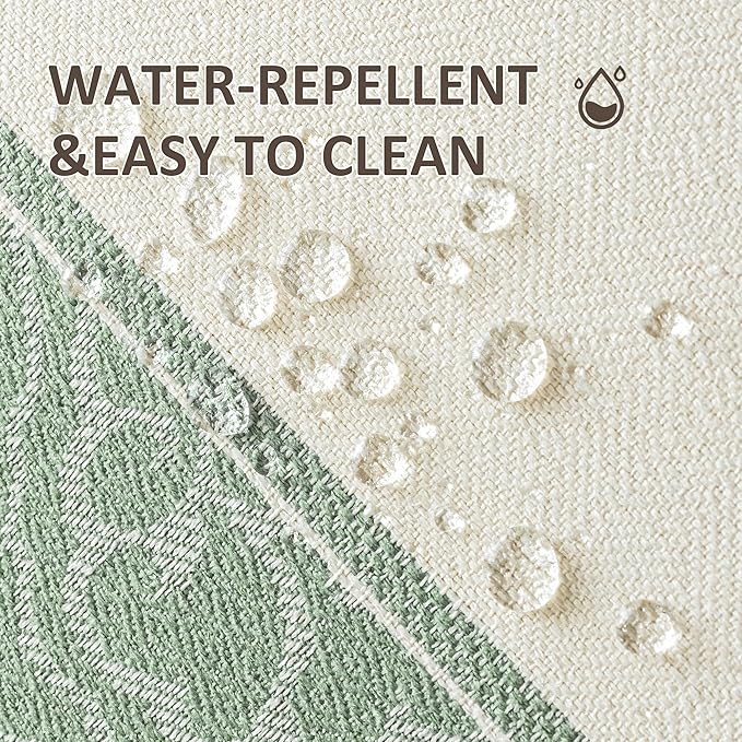 Placemats Set of 4,Waterproof Placemat with Tassel Fringe,Boho Placemats for Coffee Table Western Restaurant