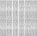 12 Pack Silver Backdrop. 3.28 FT x 7.05 FT Birthday Decorations, Metallic Silver Fringe Backdrop Foil Curtains Tinsel, Disco Party Decor Photo Booth Props Door Decorations Hanging
