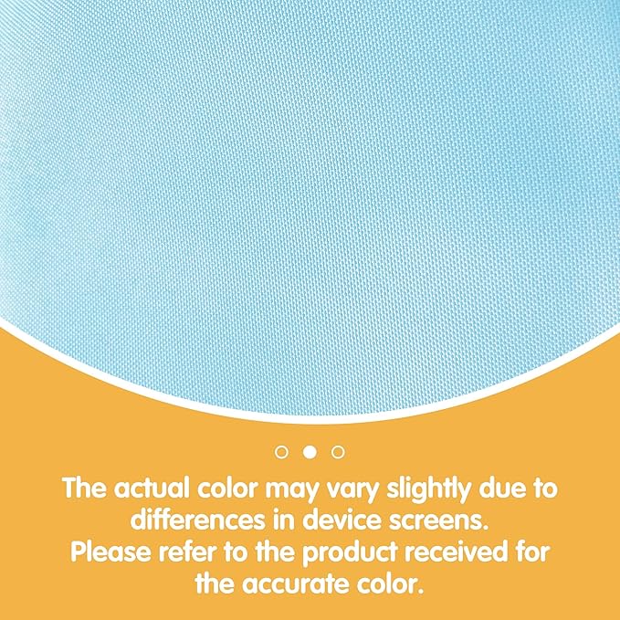 BRILLMAX 6 Pack Light Blue Round Tablecloths 120 Inch - Circle Bulk Linen Polyester Fabric Washable Table Cloth Cover for Wedding Reception Banquet Birthday Party Buffet Restaurant