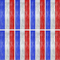 8 Pack 4th of July Photo Backdrop, 3.28 FT x 7.08 FT Fourth of July Decorations, Metallic Blue Silver Red Patriotic Tinsel Backdrop Foil Curtains, Patriotic Independence Day Decorations