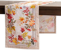 Maison d' Hermine Table Runner 100% Cotton Single Layer Table Runners 60 inches Long for Thanksgiving Christmas Decorations Home Kitchen Dining Party Wedding (Amarante, 14.5" x 60")
