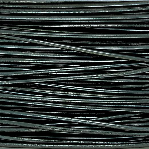The Beadsmith Wire Elements Craft Wire – Tarnish Resistant, Soft Temper, Round, Hematite Color – 0.41mm, 26 Gauge, 15 Yard Spool – Jewelry Making, Wire Wrapping, Floral, & Other DIY Crafts