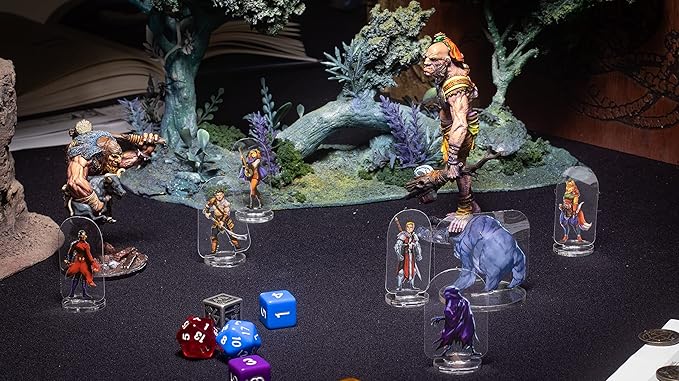 Arcknight Flat Plastic Miniatures: Ancient Evils; 62 Unique Evil-Themed Minis for DND 5e and Pathfinder; Affordable, Skinny Figurines for Dungeons and Dragons and Other Tabletop RPG Games