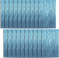 20 Pack Foil Curtain Backdrop Blue Metallic Tinsel Foil Fringe Curtains Photo Booth Props for Birthday Wedding Engagement Baby Shower Bachelorette Christmas Holiday Celebration Party Decorations