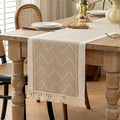Table Runners 83 Inches,Waterproof Boho Table Runner with Tassel Fringe,Table Runner for Party Coffee Table