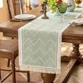 Table Runners 138 Inches,Waterproof Boho Table Runner with Tassel Fringe,Table Runner for Party Coffee Table