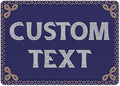 Custom Sign, Custom Street Sign, 11 Font Colors, 13 Font Styles, 4 Hole Options, 22 Sizes, 10x14 Inches, Rust Free DiBound, Fade Resistant, Made in USA by My Sign Center (Fauxsaic 1)
