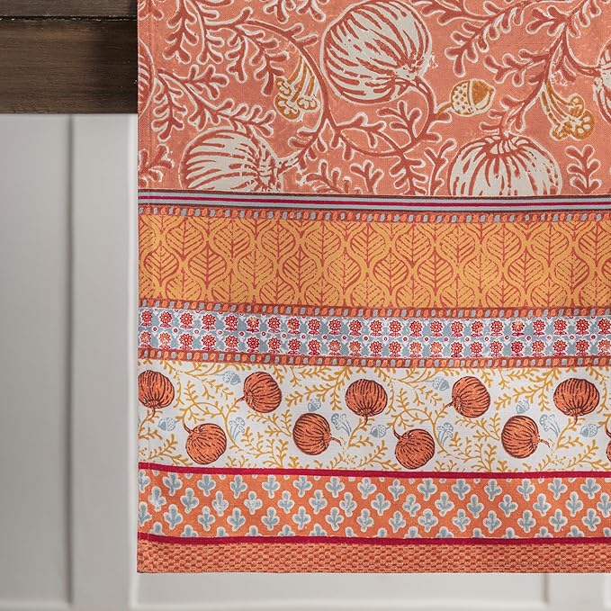Maison d' Hermine Table Runner 100% Cotton Double Layer Table Runners 72 inches Long for Thanksgiving Christmas Decorations Home Kitchen Dining Party Wedding (Harvest Festival, 14.5" x 72")