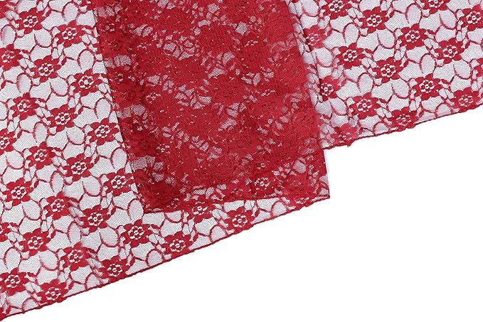 MDS Pack of 12 Wedding 12 x 108 inches Satin Table Runner for Wedding, Decorations for Birthday Parties, Banquets, Graduations, Engagements, Runners fit Rectangle, Round Table- Apple red