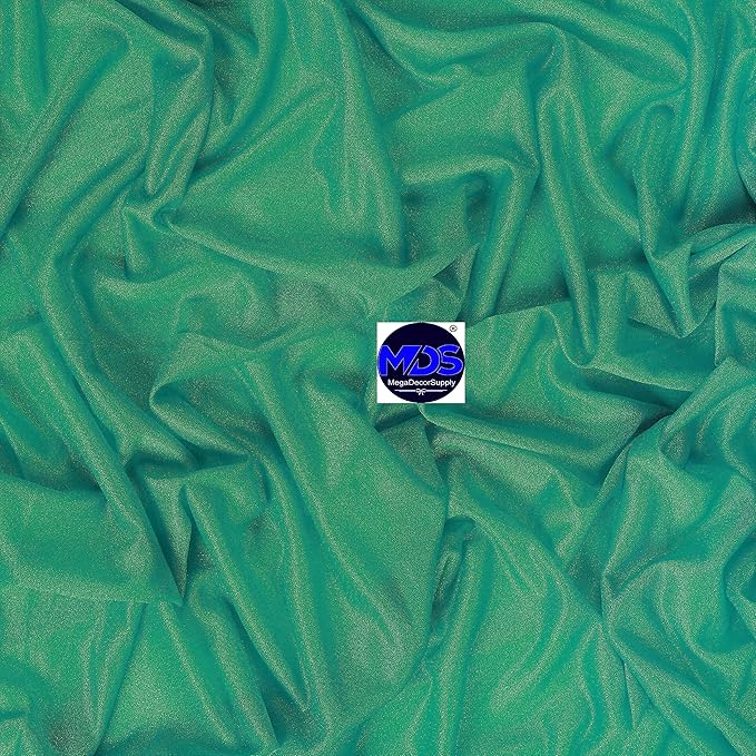 MDS Halloween Chiffon Draping Fabric - 1 Panel, 30" Wide x 75ft Long - Sheer Spooky Arbor & Canopy Drapery for Haunted House Backdrops, Party Ceilings, DIY Costumes & Themed Events - Emerald Green