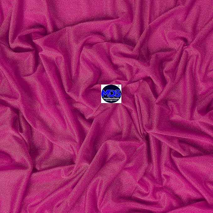 MDS Halloween Chiffon Draping Fabric - 1 Panel, 30" Wide x 30ft Long - Sheer Spooky Arbor & Canopy Drapery for Haunted House Backdrops, Party Ceilings, DIY Costumes & Themed Events - Magenta